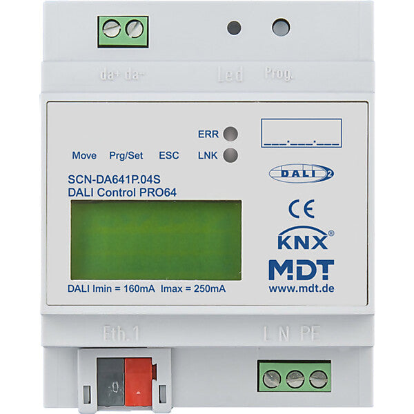 MDT technologies DaliControl IP Gateway PRO64 DALI-2,4TE,REG SCN-DA641P.04S